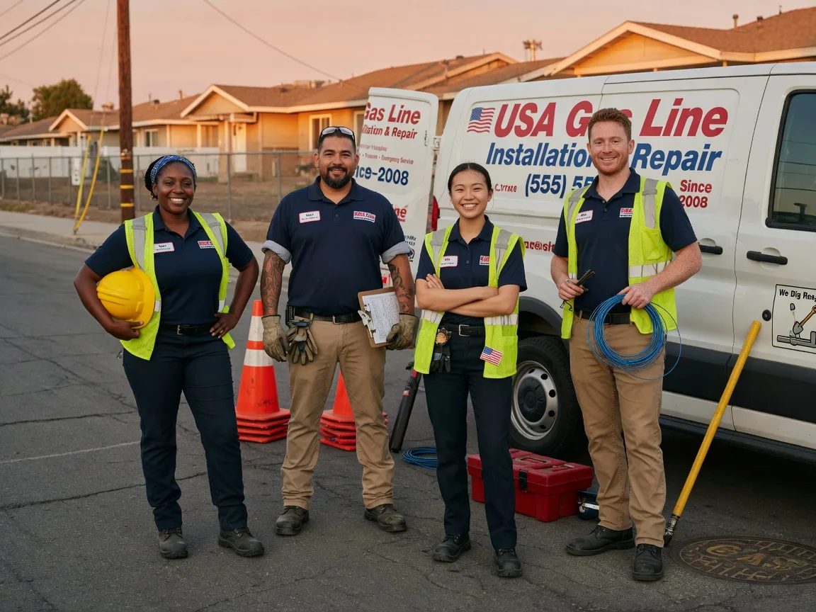Gas Line Installation company in Harrisburg, NC